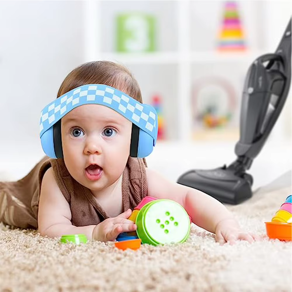 Cache-oreilles pour bébé, Protection confortable, protège-oreilles pour nourrissons, prévient les dommages auditifs et améliore le sommeil, bandeau élastique réglable