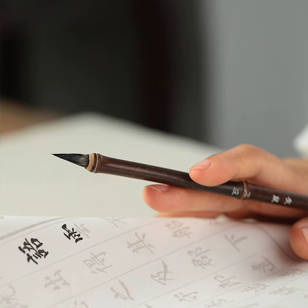 Cheveux de loup de qualité pour étudiant artiste d'art pinceaux de calligraphie crucibles pinceaux chinois Script pinceau d'écriture pratique de la peinture