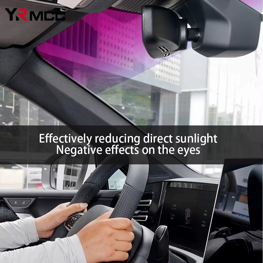Film solaire pour pare-brise de voiture, 20x150cm, teinte de fenêtre, enveloppe en vinyle, protecteur de pare-soleil, Film de teinture pour isolation thermique de voiture, Protection solaire