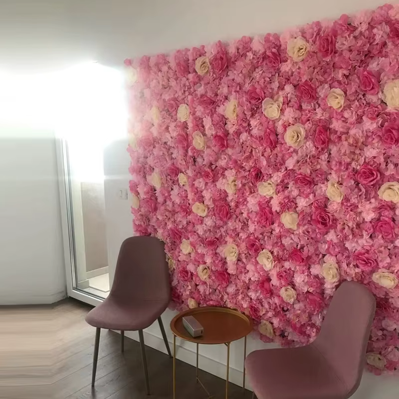 Toile de fond murale à fleurs