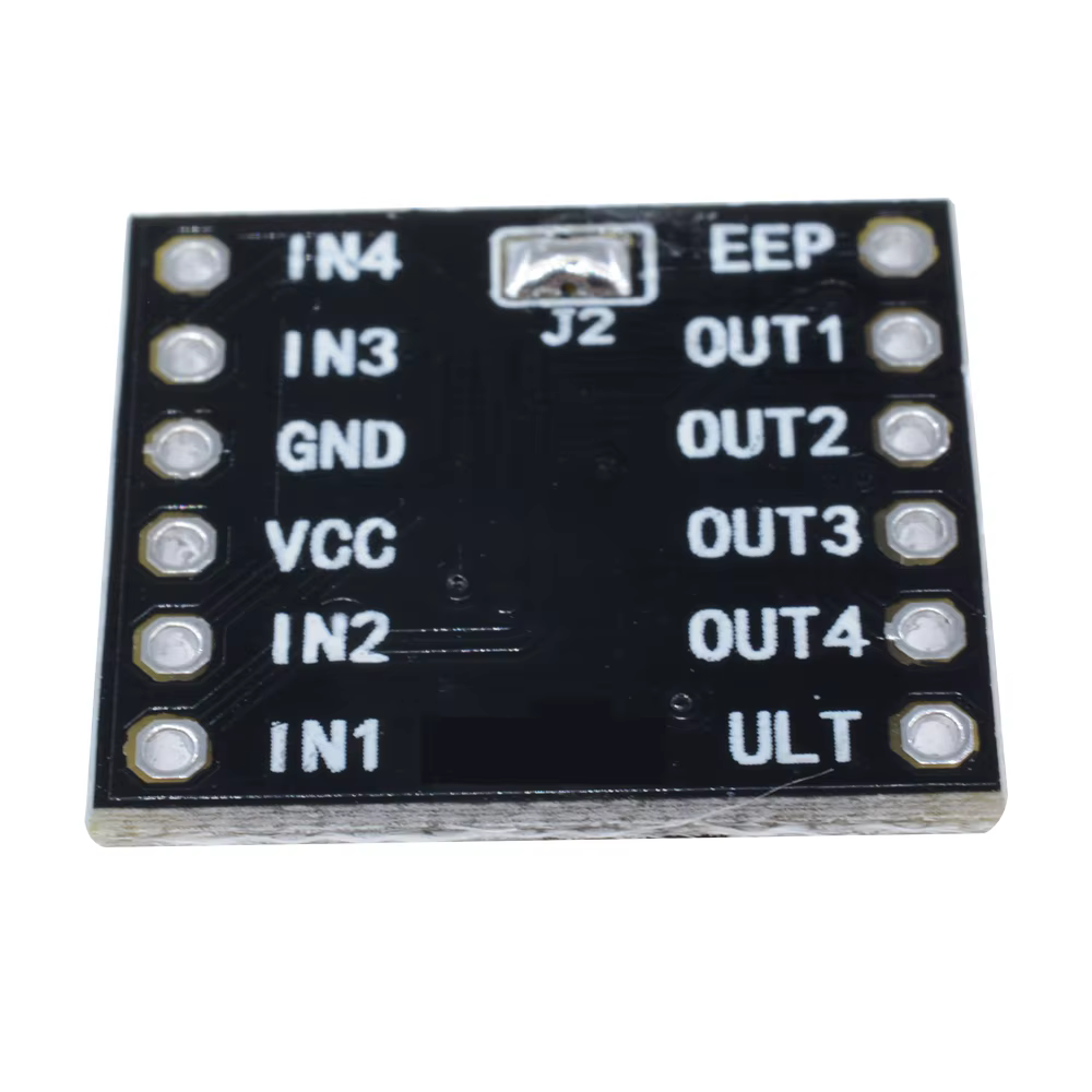 Carte technique de pilote de moteur pas à pas, moteur pas à pas à 4 fils, pont en H, protection contre les surintensités, 2 canaux, 2 canaux, DC, 1,5 A, 3V-10V, DRV8833
