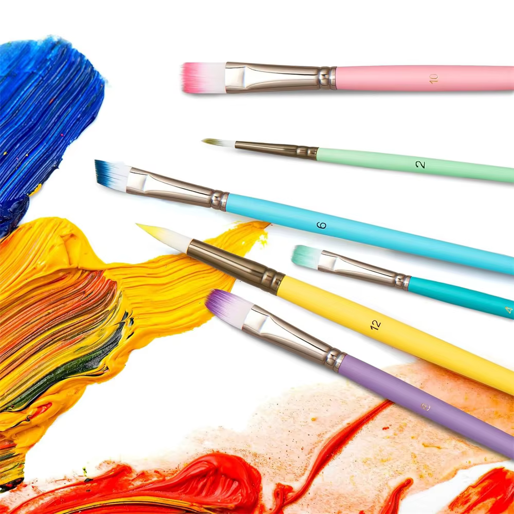 Ensemble de 6 pinceaux de peinture