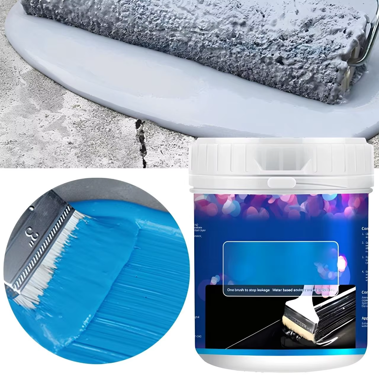 Revêtement Polyuréthane Imperméable Multi-Usages pour la Réparation des Fuites de Toiture