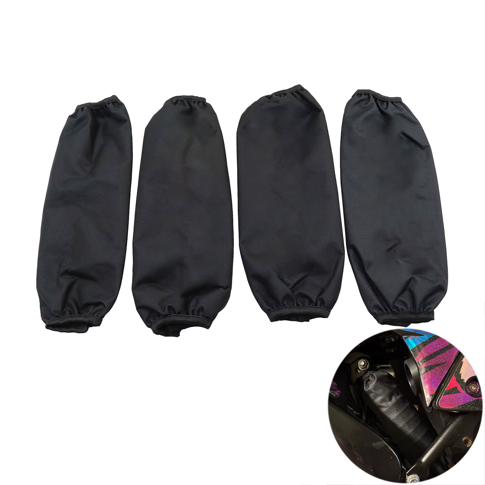 Protection d'amortisseur avant et arrière 27cm 35cm pour moto KTM Honda Suzuki Yamaha YZ, VTT, Quad, Scooter