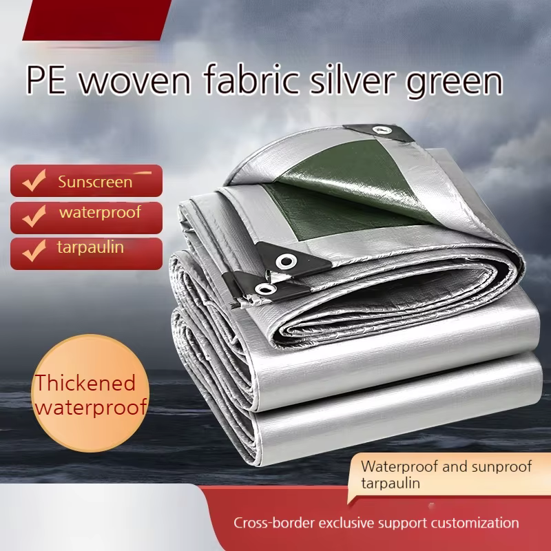 Bâche imperméable en toile double couche épaissie pour extérieur
