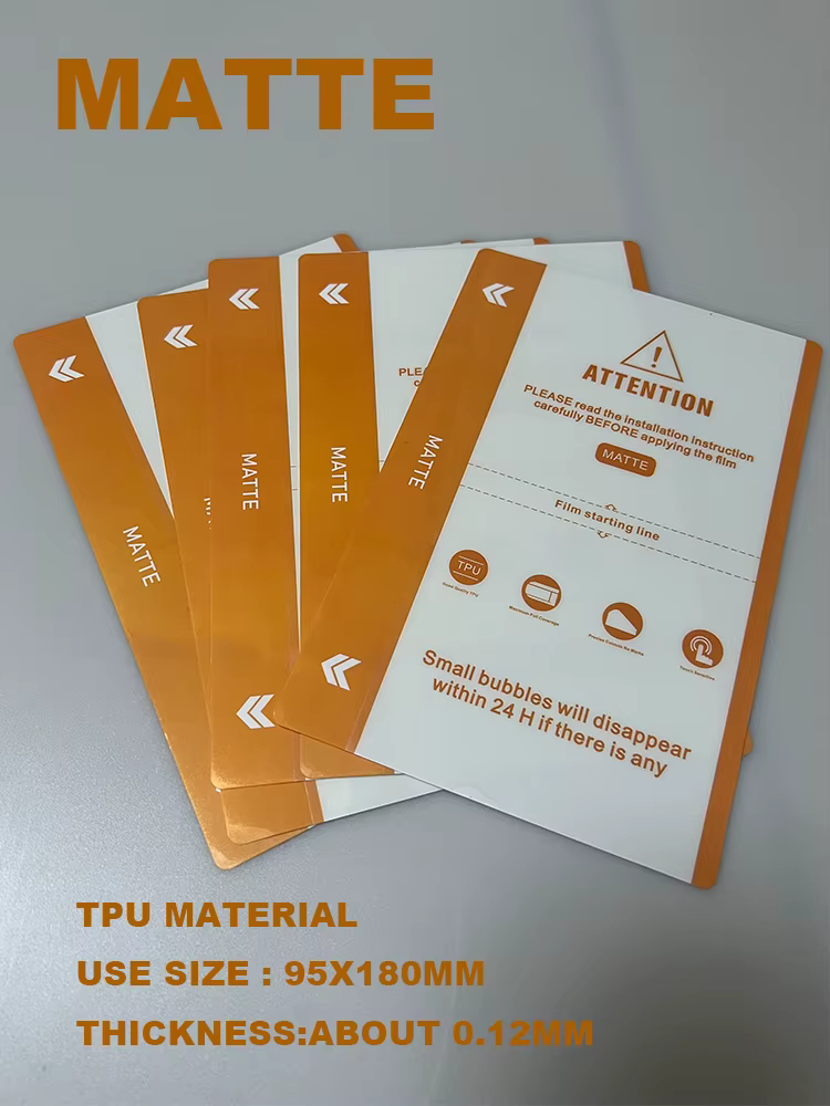 Film protecteur d'écran flexible en hydrogel PRIVACY HD MATTE pour téléphone mobile, écran plat et écran incurvé, compatible avec la machine de découpe TPU