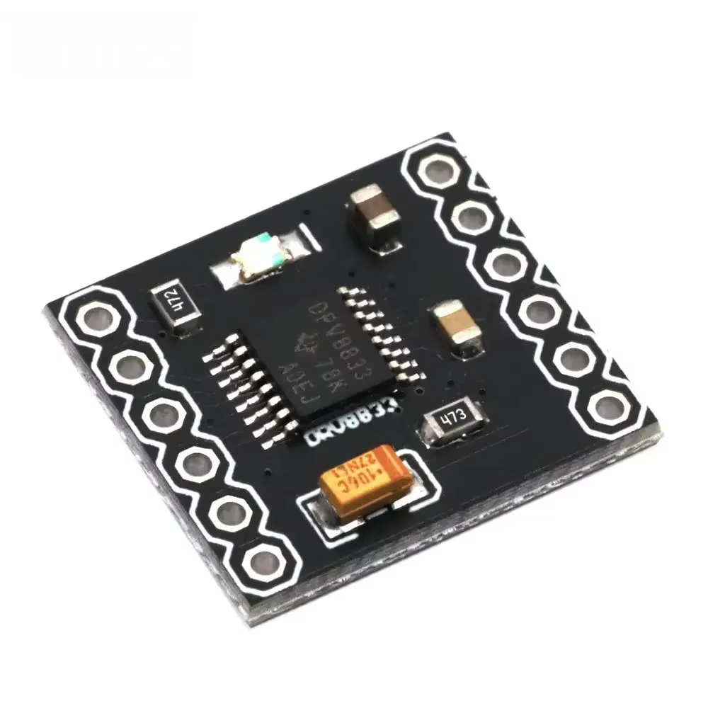Carte de pilote de moteur DRV8833 2 canaux 1,5 A (3 V-10 V) pour moteurs DC/passe-pass, pont en H et protection contre les surintensités