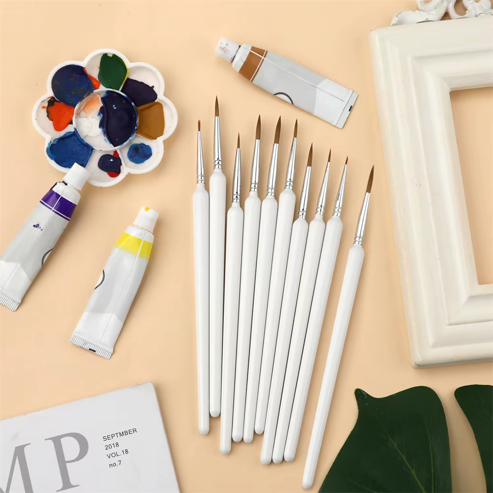 Pinceaux à peinture micro-détaillés fins