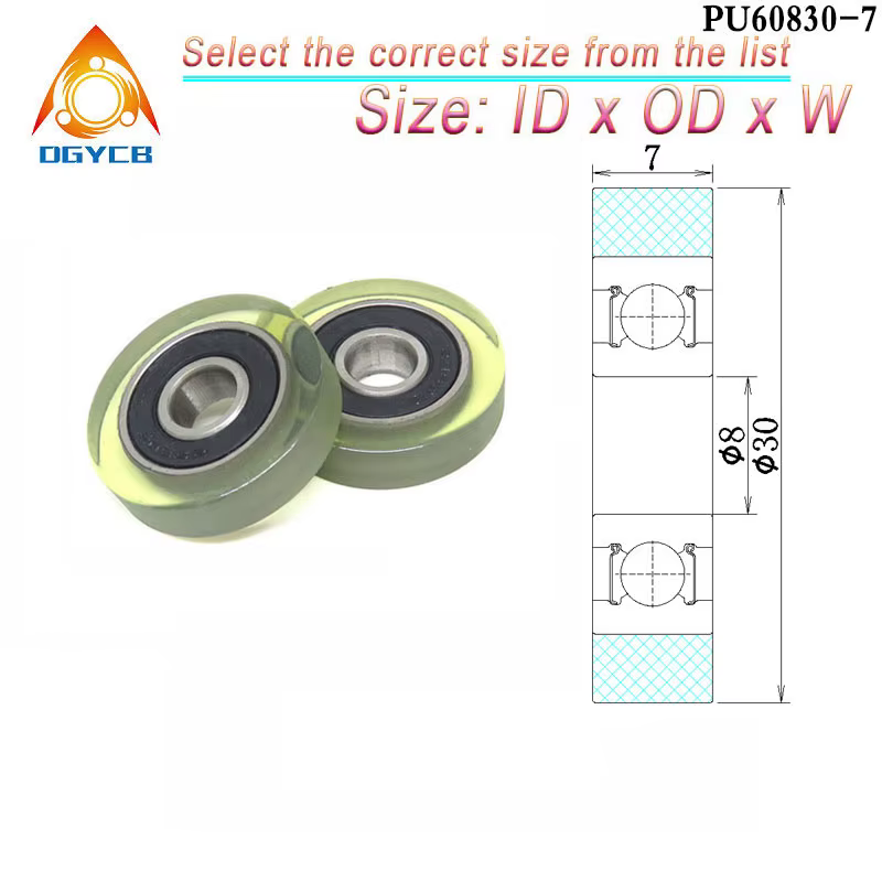 1 rouleau en PU enduit 6x30x18 PU62630-18 DE 30mm