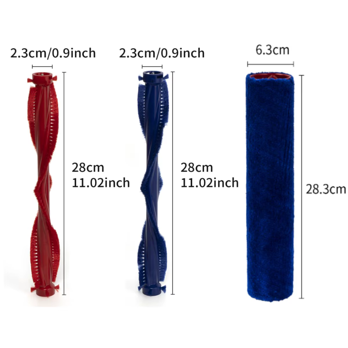 Brosse à rouleaux souple + barre de brosse à rouleaux Wash G1 pour aspirateur Dyson WashG1, nettoyage haute efficacité des débris avant et arrière
