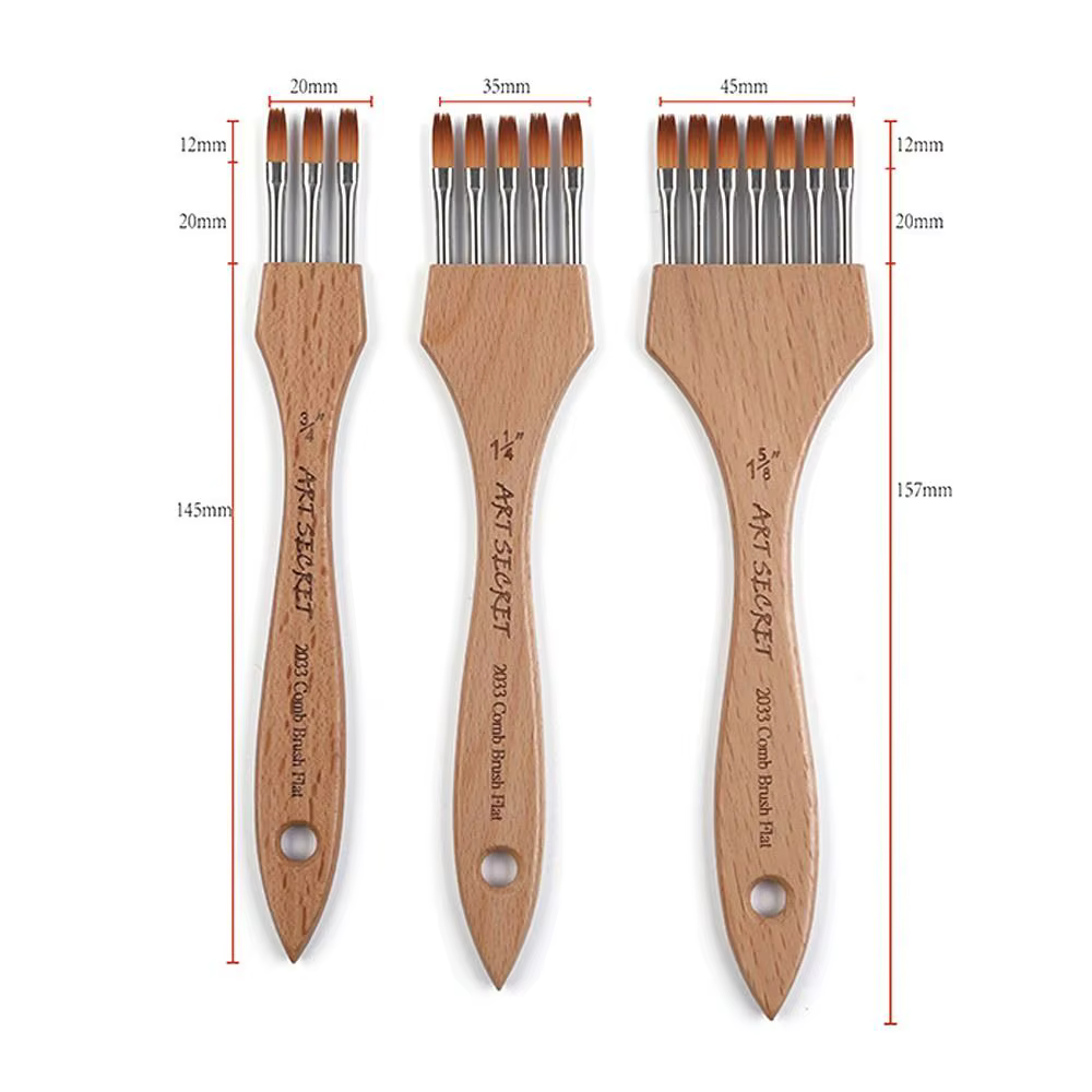 Brosse à Peigne Rond et pio à Dents Multiples