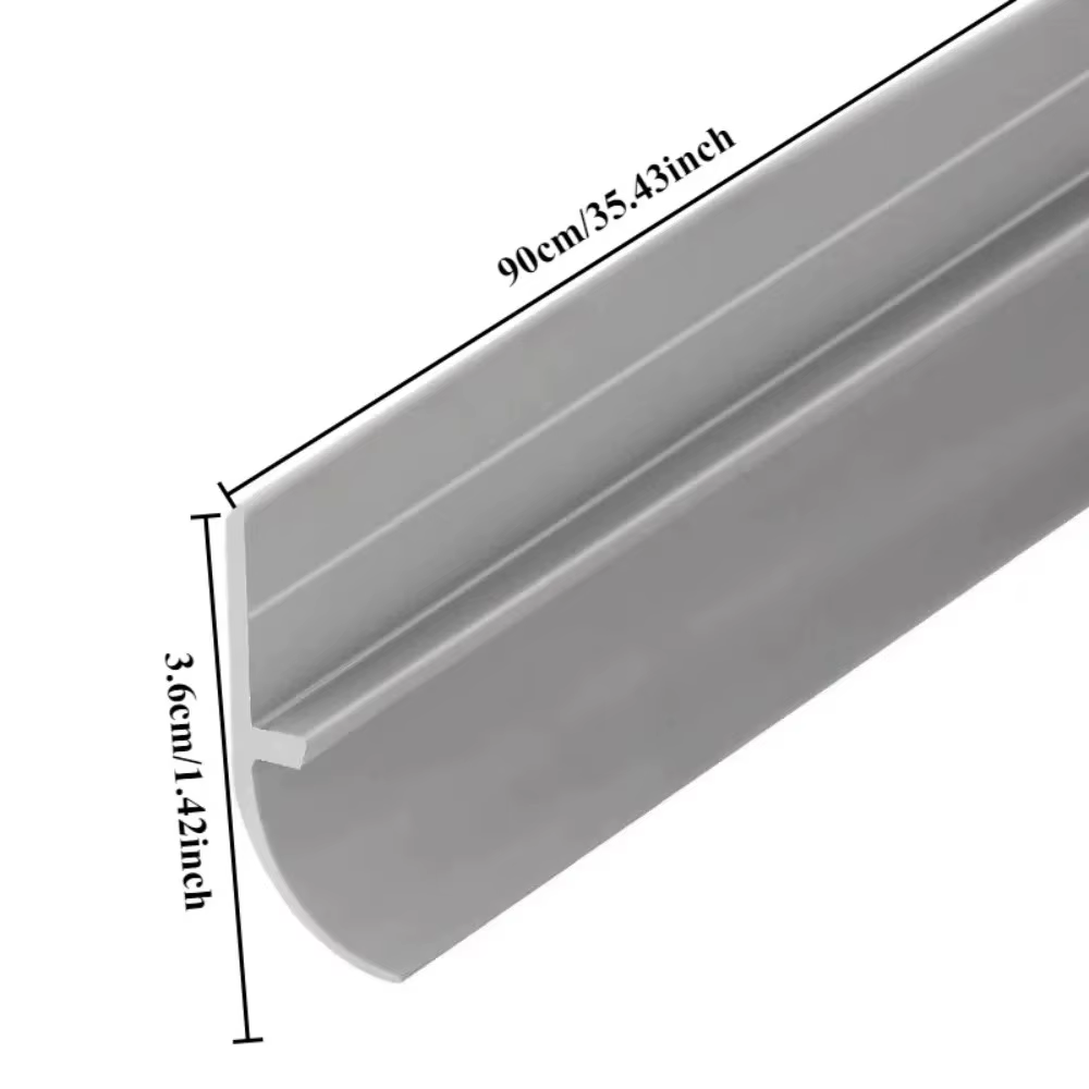 Bande d'étanchéité pour bas de porte en PVC