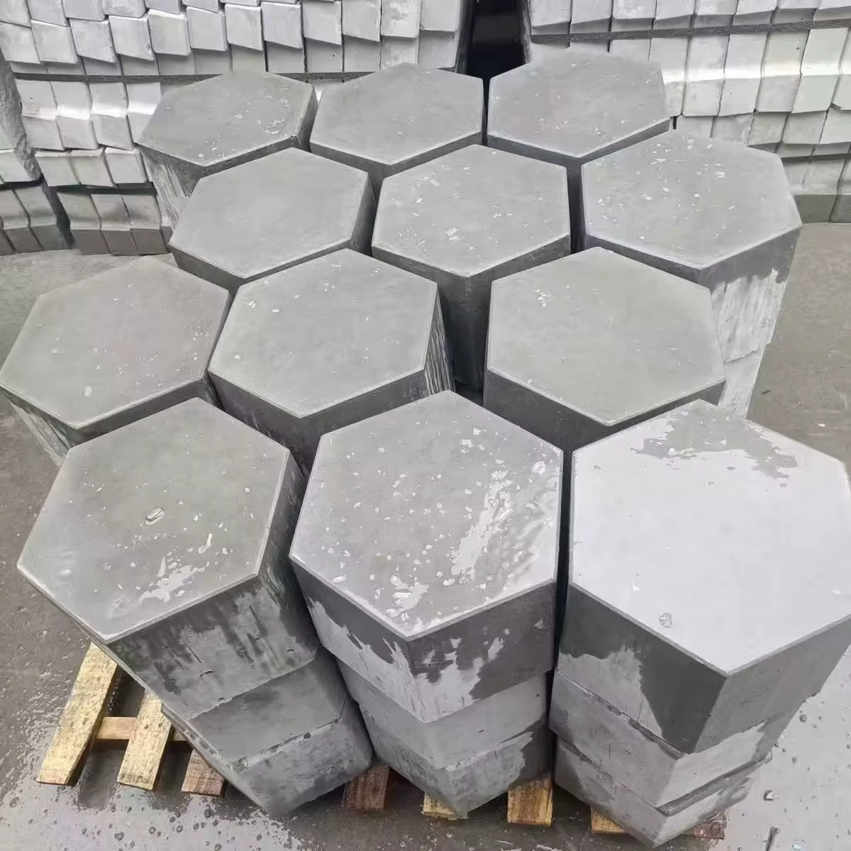 Moule de carrelage de sol Hexagonal de 15cm de Long