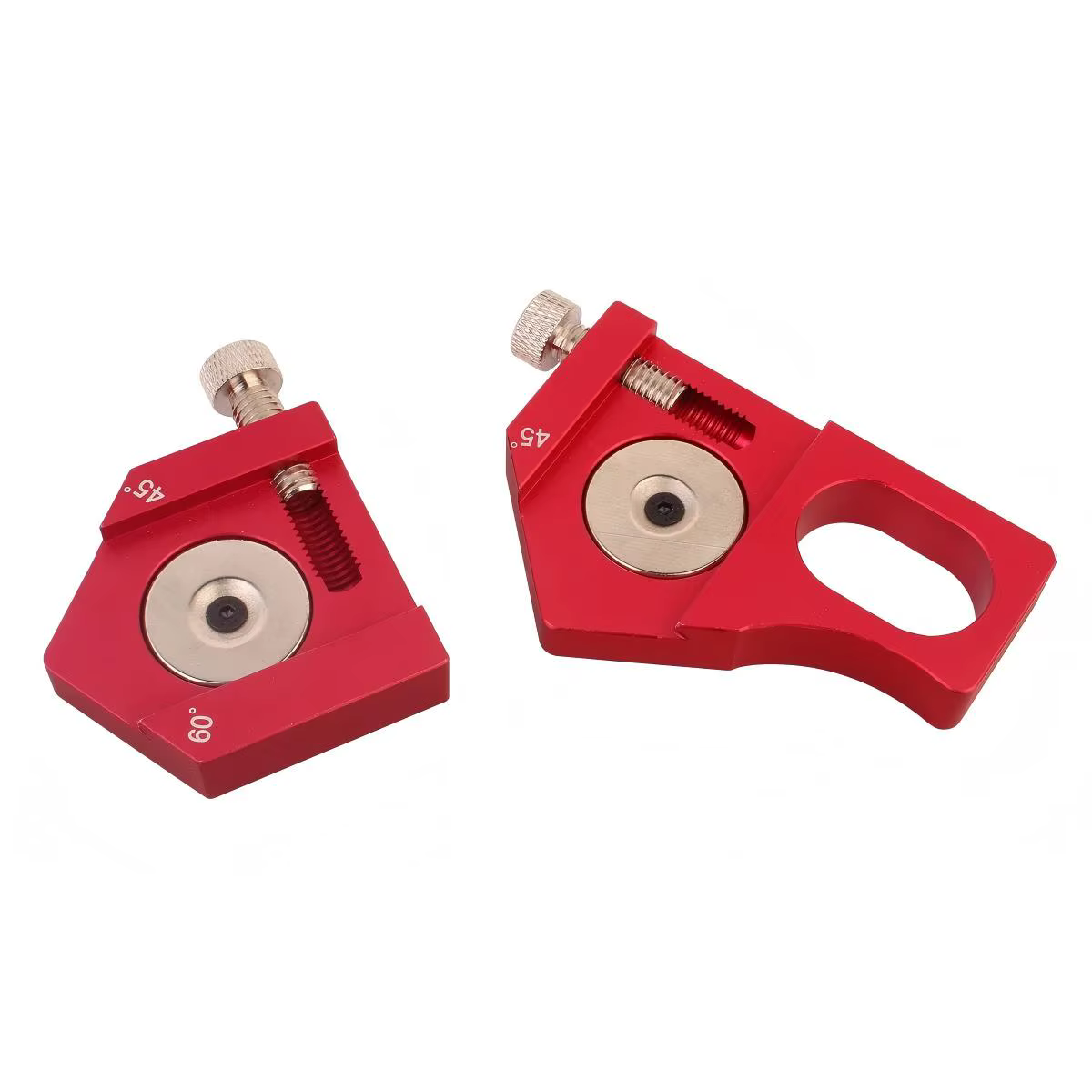 Bloc de positionnement de règle en acier