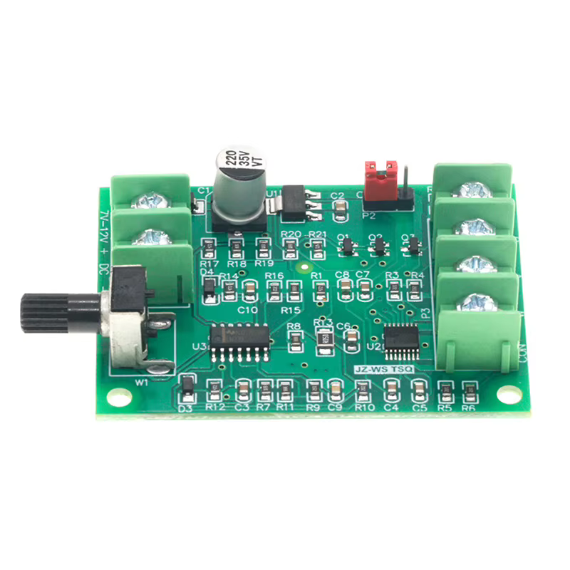 Carte de commande de moteur à courant continu sans balais, protection contre les surtensions et les surintensités pour moteur de disque dur DC 7V-12V.