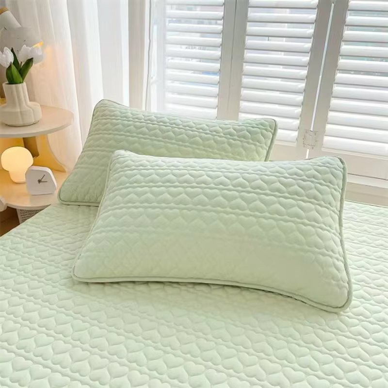 Housse de coussin matelassée imperméable, résistante à l'huile, à la salive et à la poussière, protège-coussin doux, 1 pièce