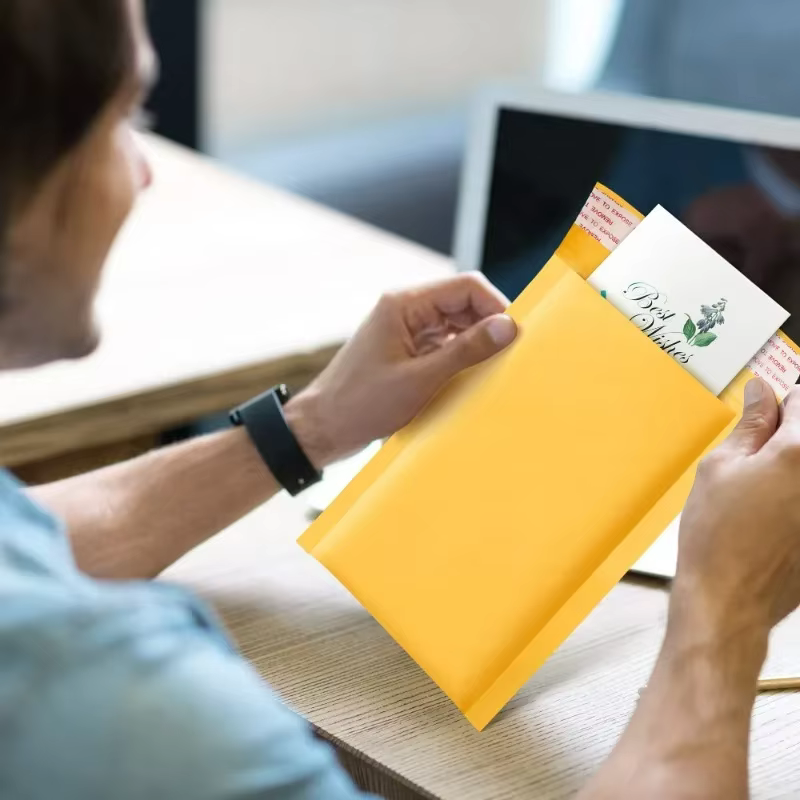 50/10x papier Kraft bulle Mailers enveloppes sacs