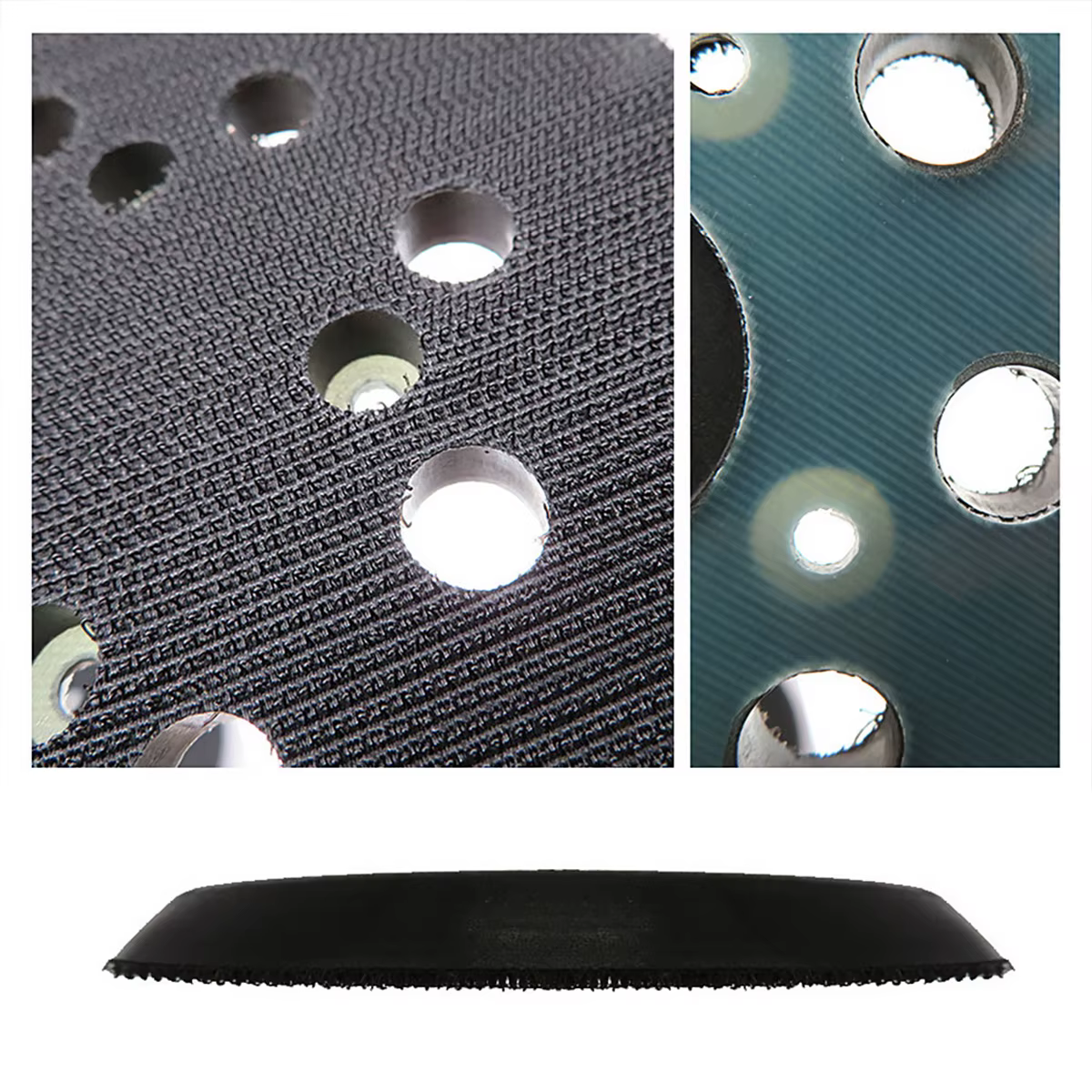 125mm 5 pouces tampon de ponceuse 8 trous 3/4 clous support disque de ponçage