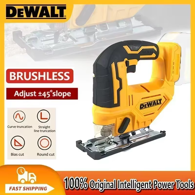Scie sauteuse sans fil Dewalt Brushless Curve Saw 20V, outil électrique multifonction portable et réglable pour le travail du bois (machine uniquement)
