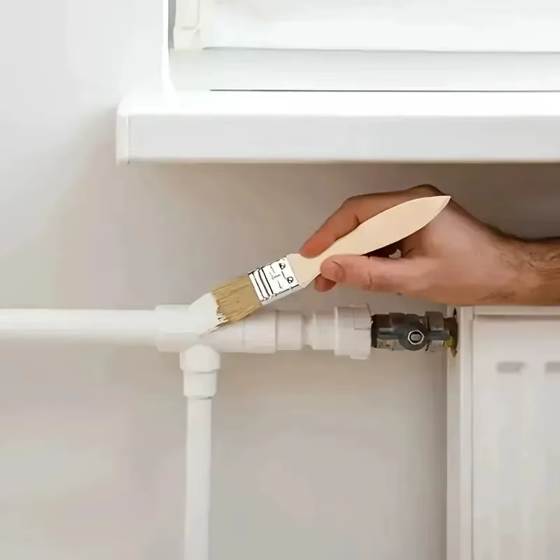 Ensemble de pinceaux professionnels avec manche en bois
