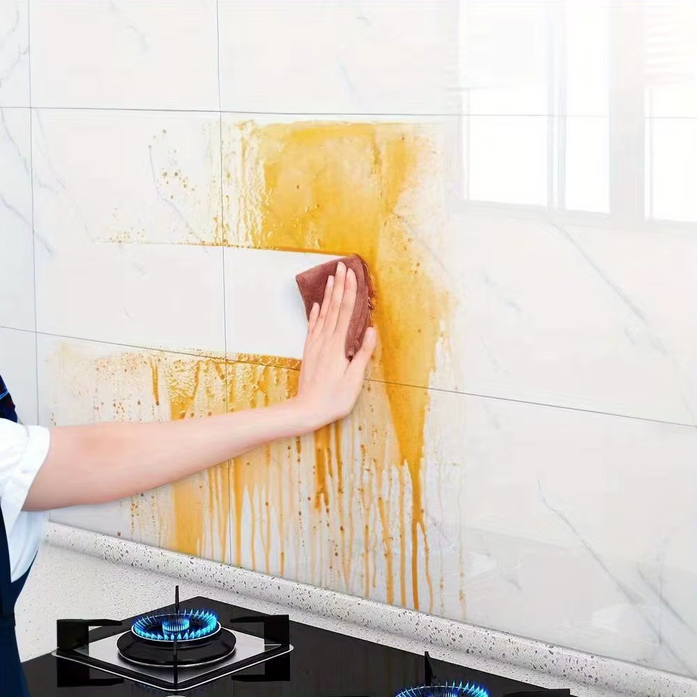 Autocollant mural en PVC lisse résistant aux hautes températures