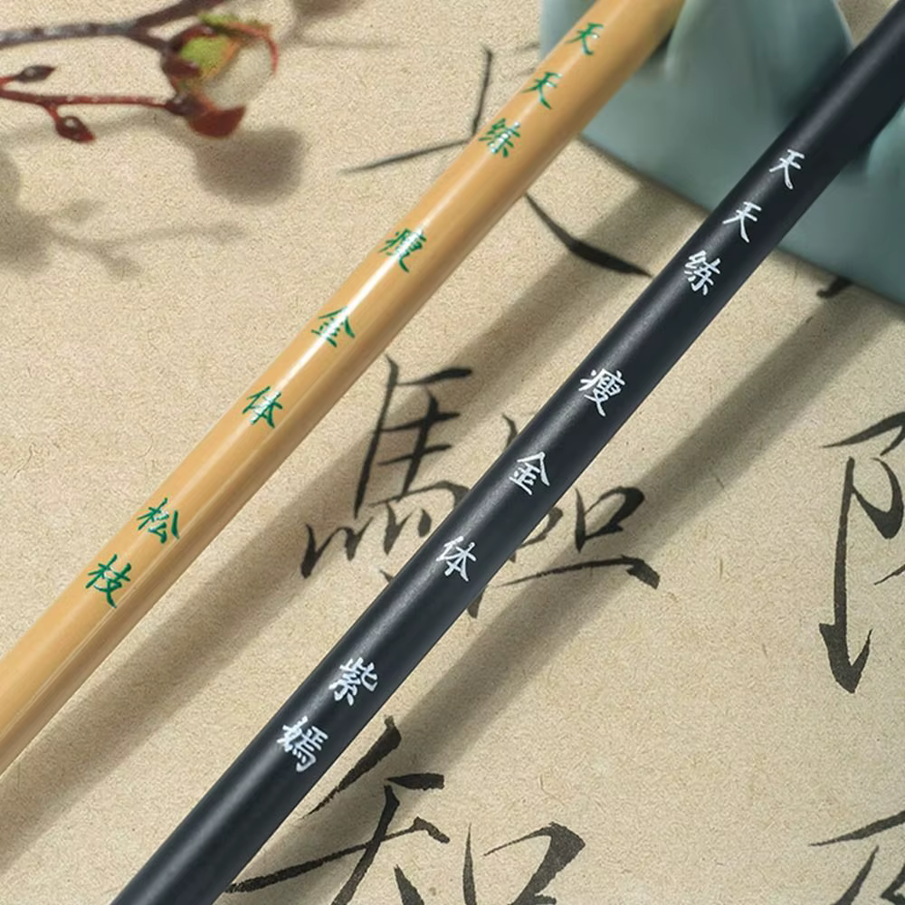 Peinture pratique dessin étudiant cruciforme crochet ligne Fine pinceau calligraphie brosse chinois pinceaux Script