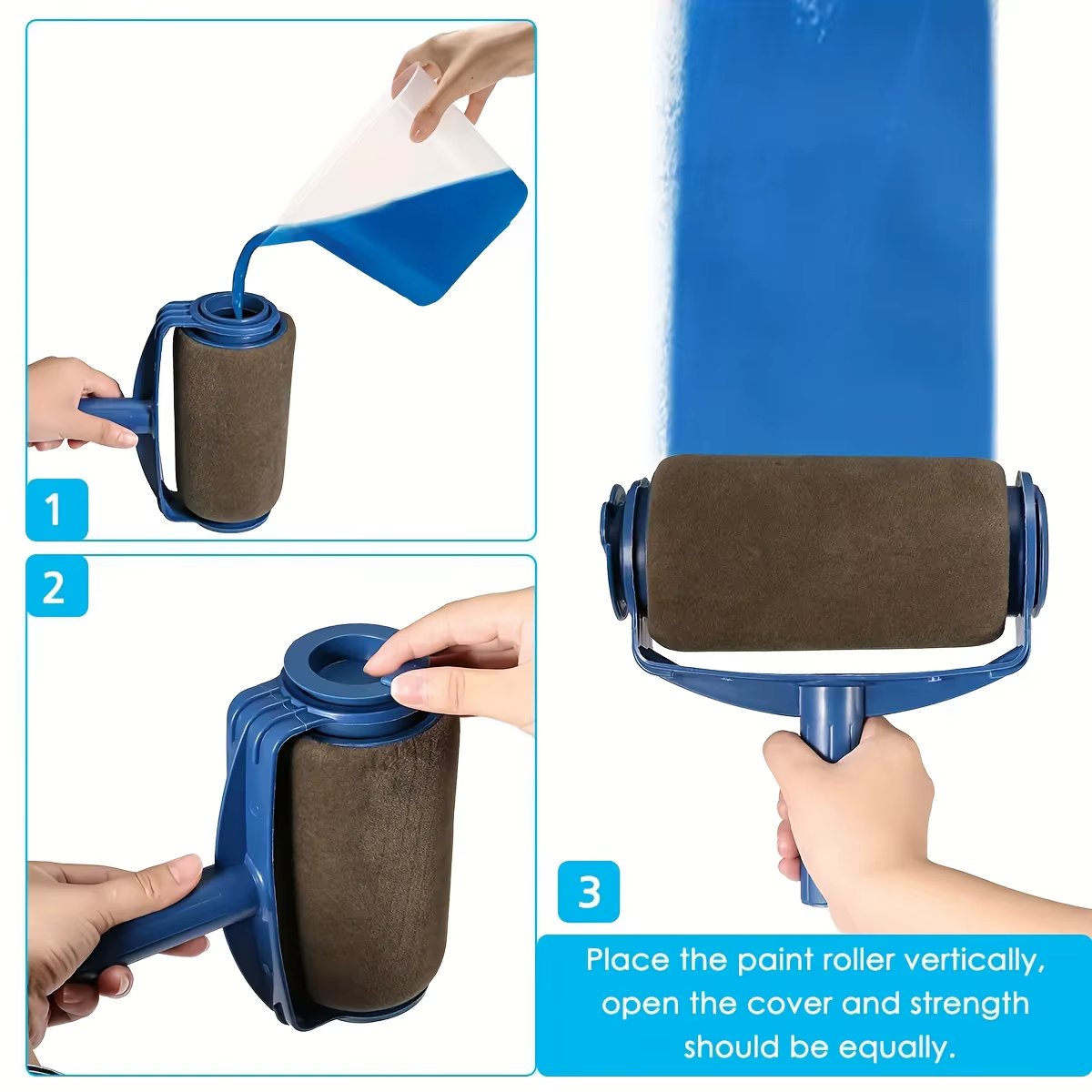 1 ensemble de rouleaux de peinture multifonctionnels