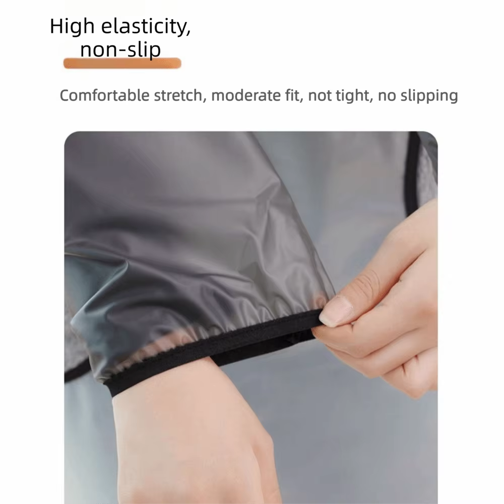 Manchons de protection imperméables avec poignets élastiques, conception étanche, protection anti-huile, protège-bras en TPU