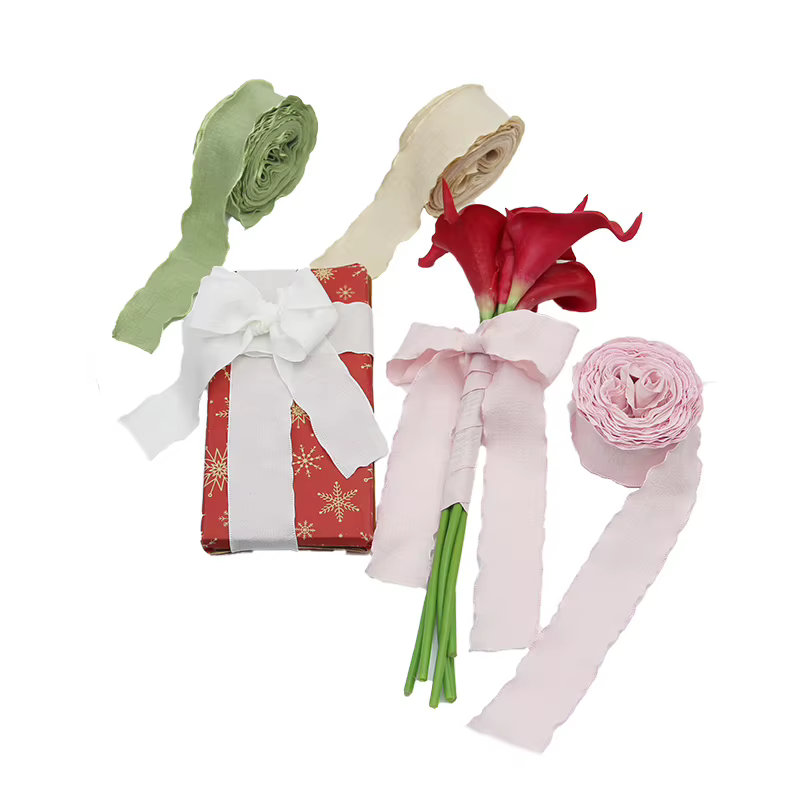 Rouleau de ruban plissé en dentelle feuille de lotus