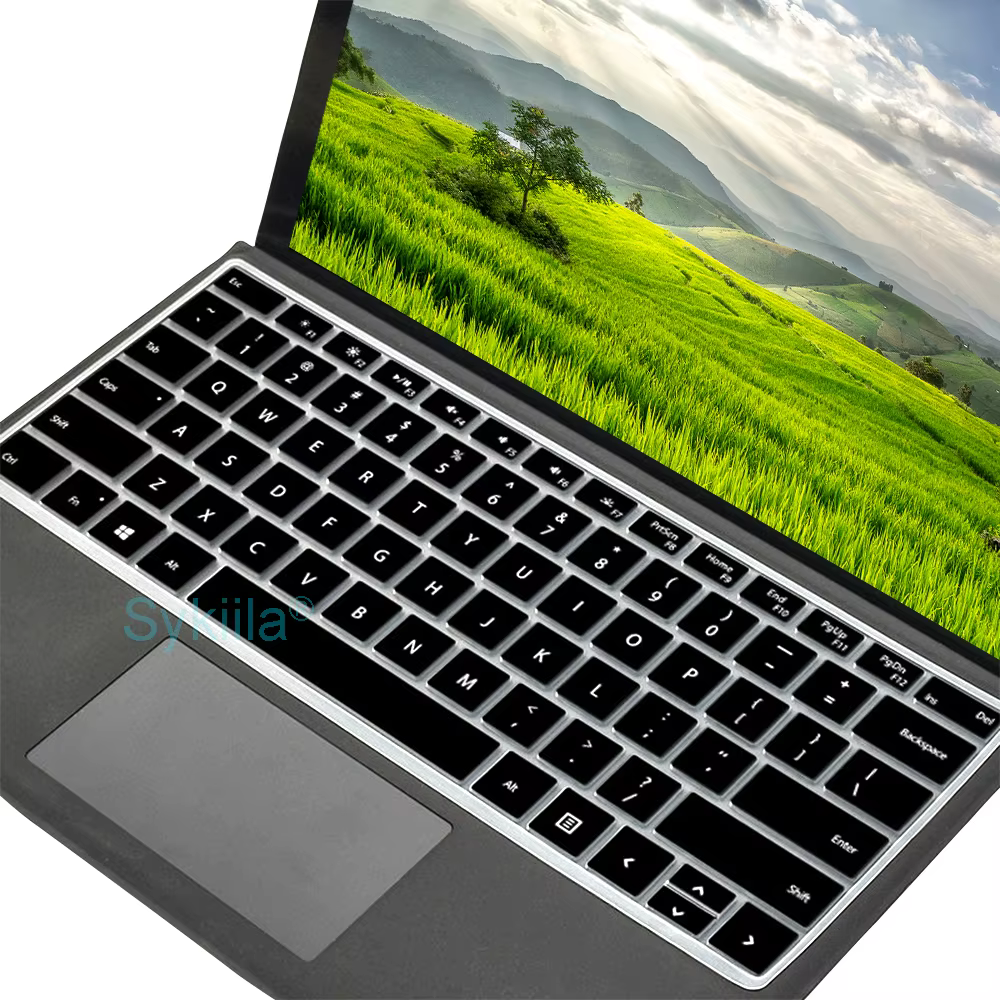 Housse de clavier pour Microsoft Surface Pro 13 12 11 10 9 7 8 7 + 6 5 4 3 X Studio GO 2 Book 3 RT, étui de protection en Silicone