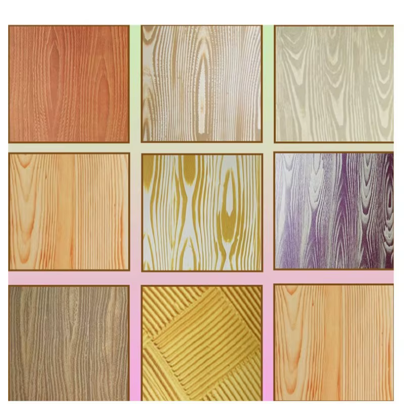 Rouleau en caoutchouc brosse outil de peinture réutilisable Imitation bois Graining