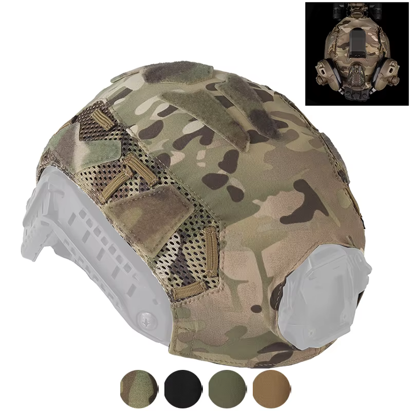 Housse de casque de Paintball respirante, masque de protection, accessoires de casque pour Airsoft, activités de tir en plein air