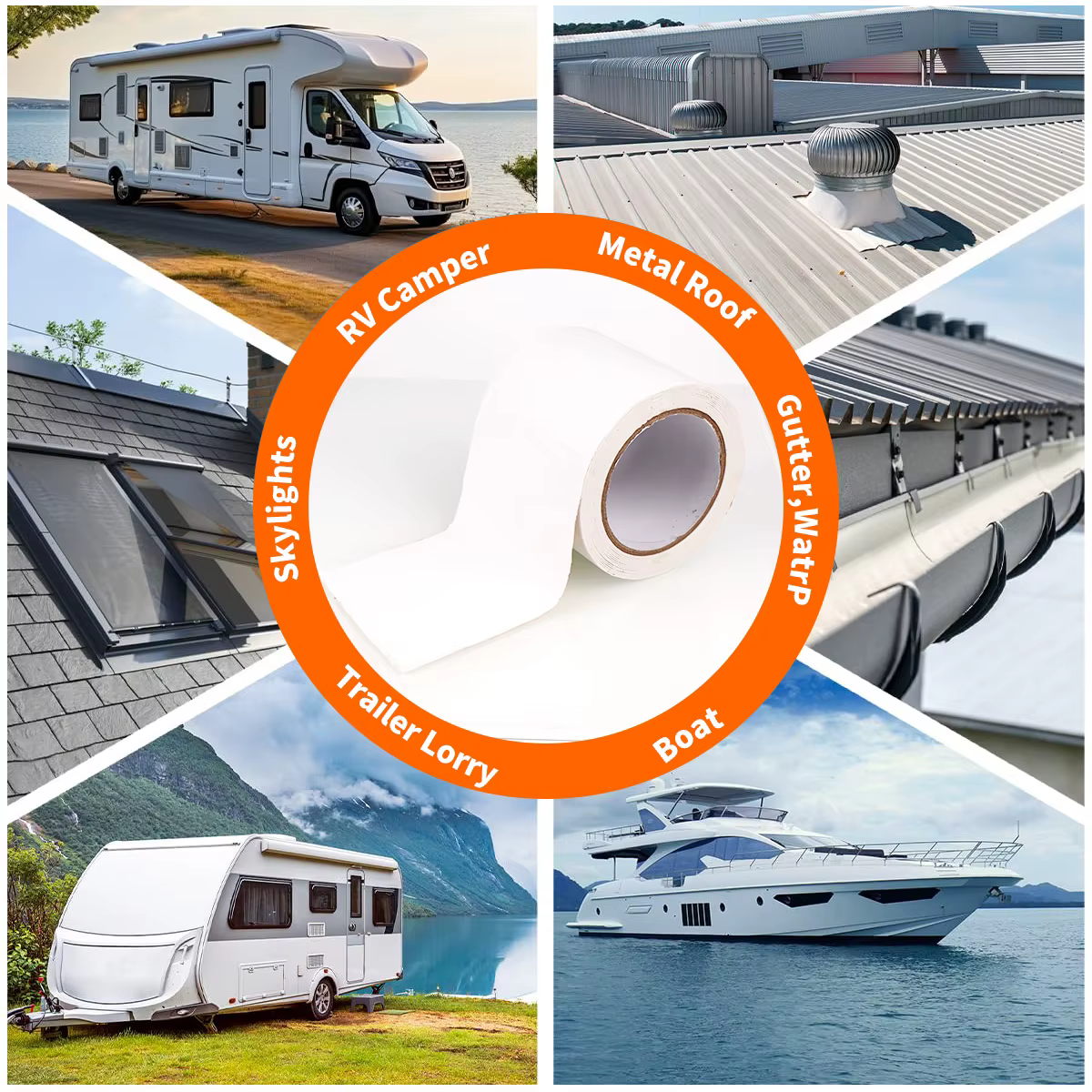 Ruban d'étanchéité pour camping-car