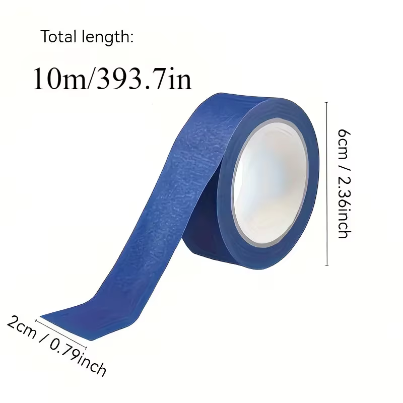5 rouleaux de ruban adhésif bleu pour peintre