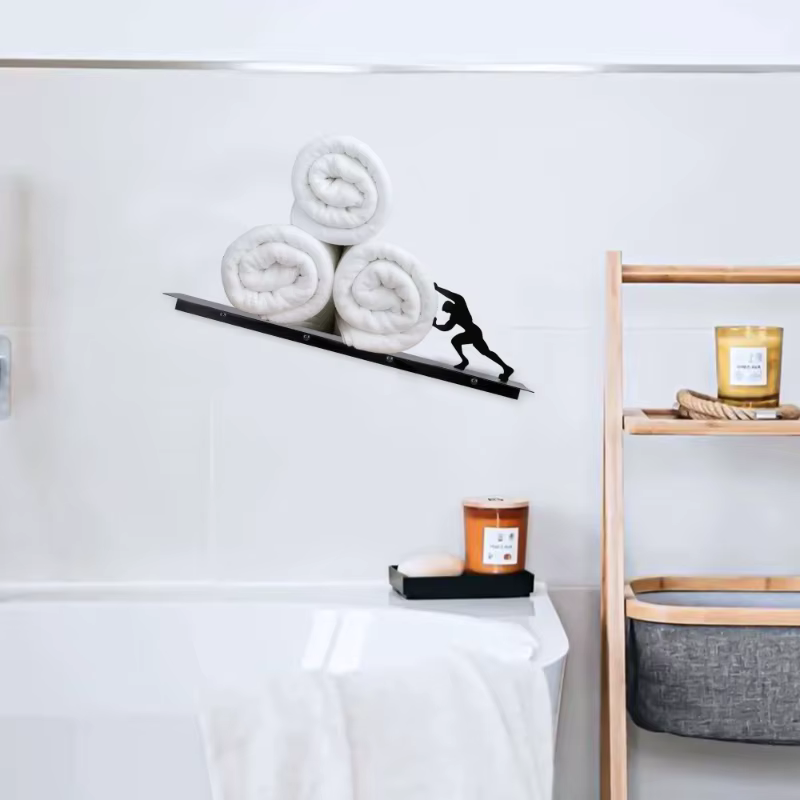 Porte-papier hygiénique mural multiple, Hercules Merlin Lover, étui porte-serviettes en rouleau Wc, étagère de rangement, articles de toilette