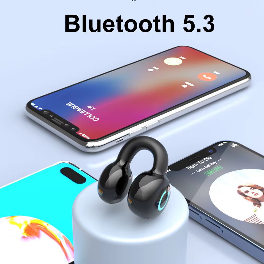 Bluetooth 5.3 écouteur oreille pince casque TWS casque sans fil HiFi stéréo réduction du bruit écouteurs pour Xiaomi iPhone Samsung