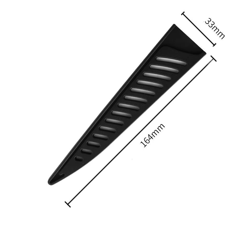 Gaine de couteau de cuisine en plastique noir, couvre-couteaux, protecteur de lame de couteau, étui de protection des bords, accessoires de cuisine, 5 ", 6", 7/8"