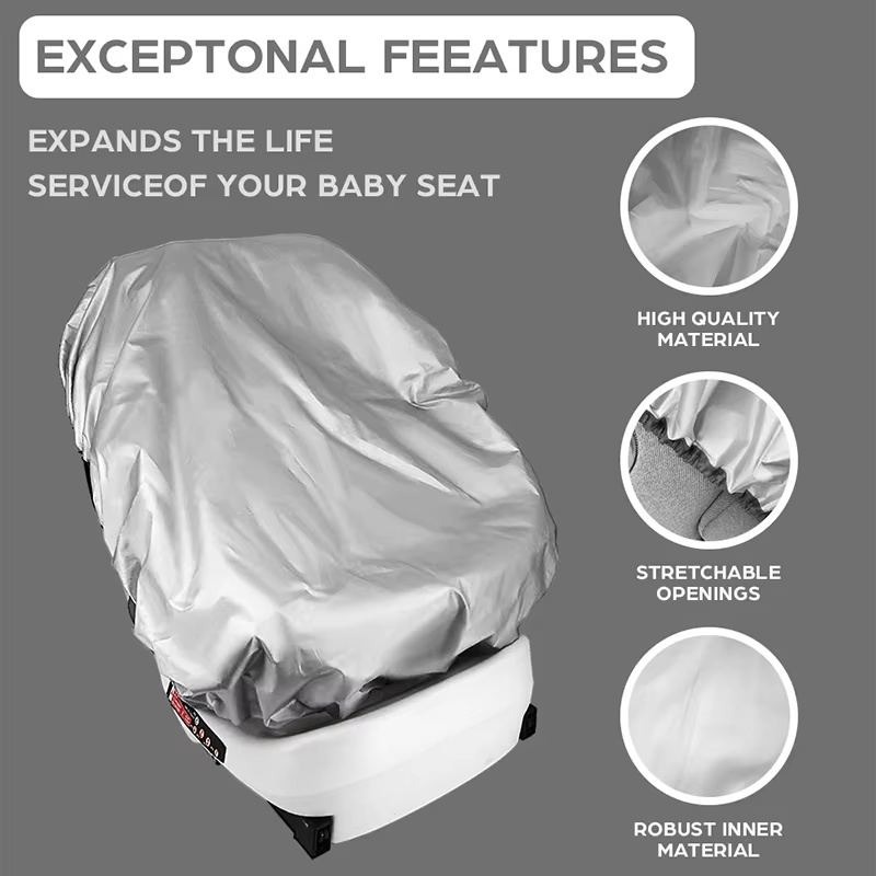 Housse de protection pour siège auto bébé, anti-poussière, anti-humidité et pare-soleil, pour siège auto et chaise bébé