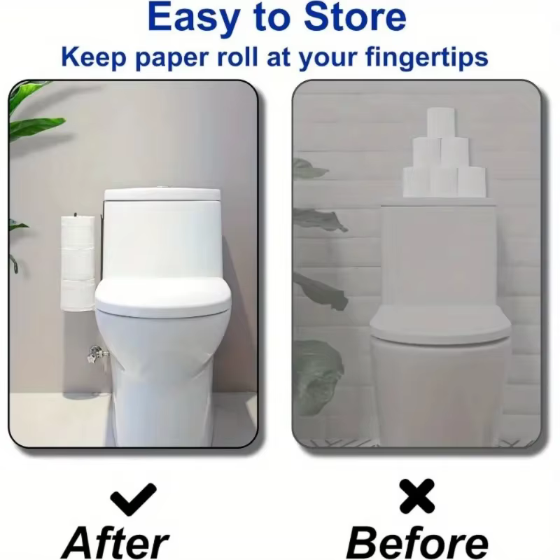 Porte-papier hygiénique auto-adhésif en fer noir, avec barre à serviettes, support mural sans perçage, support de rangement pour salle de bain
