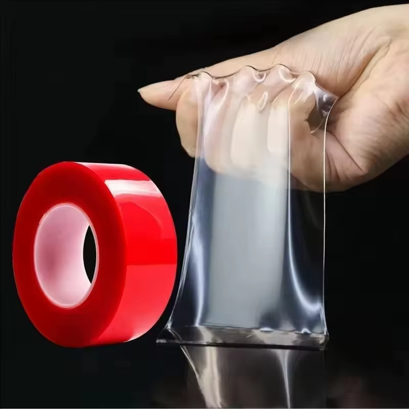 Ruban Adhésif Double Face en Silicone Transparent Acrylique Haute Résistance