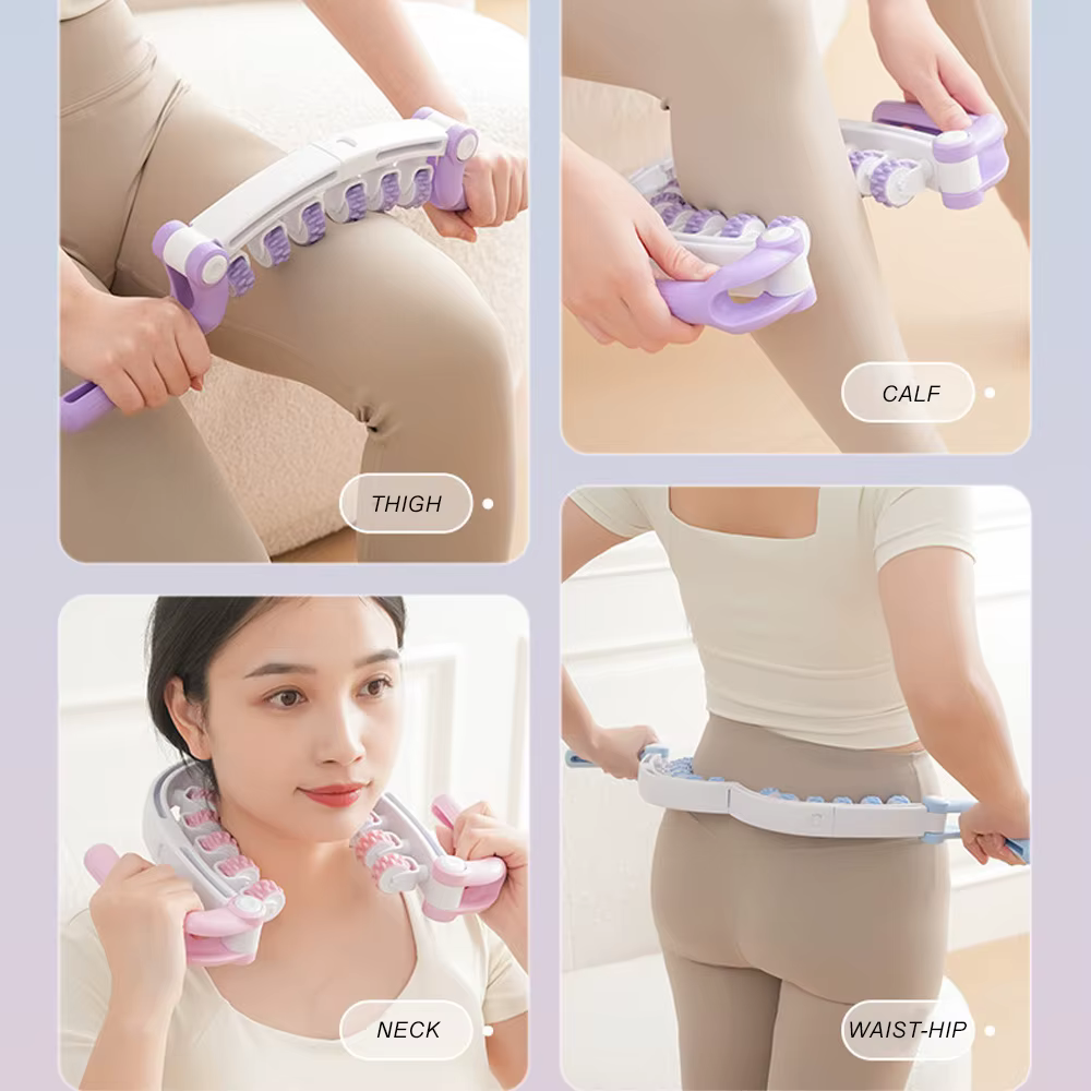 Rouleau anti-cellulite - Masseur de drainage lymphatique, outil de massage anti-cellulite, masseur fascia pour le remodelage, outil pour les bras, les jambes