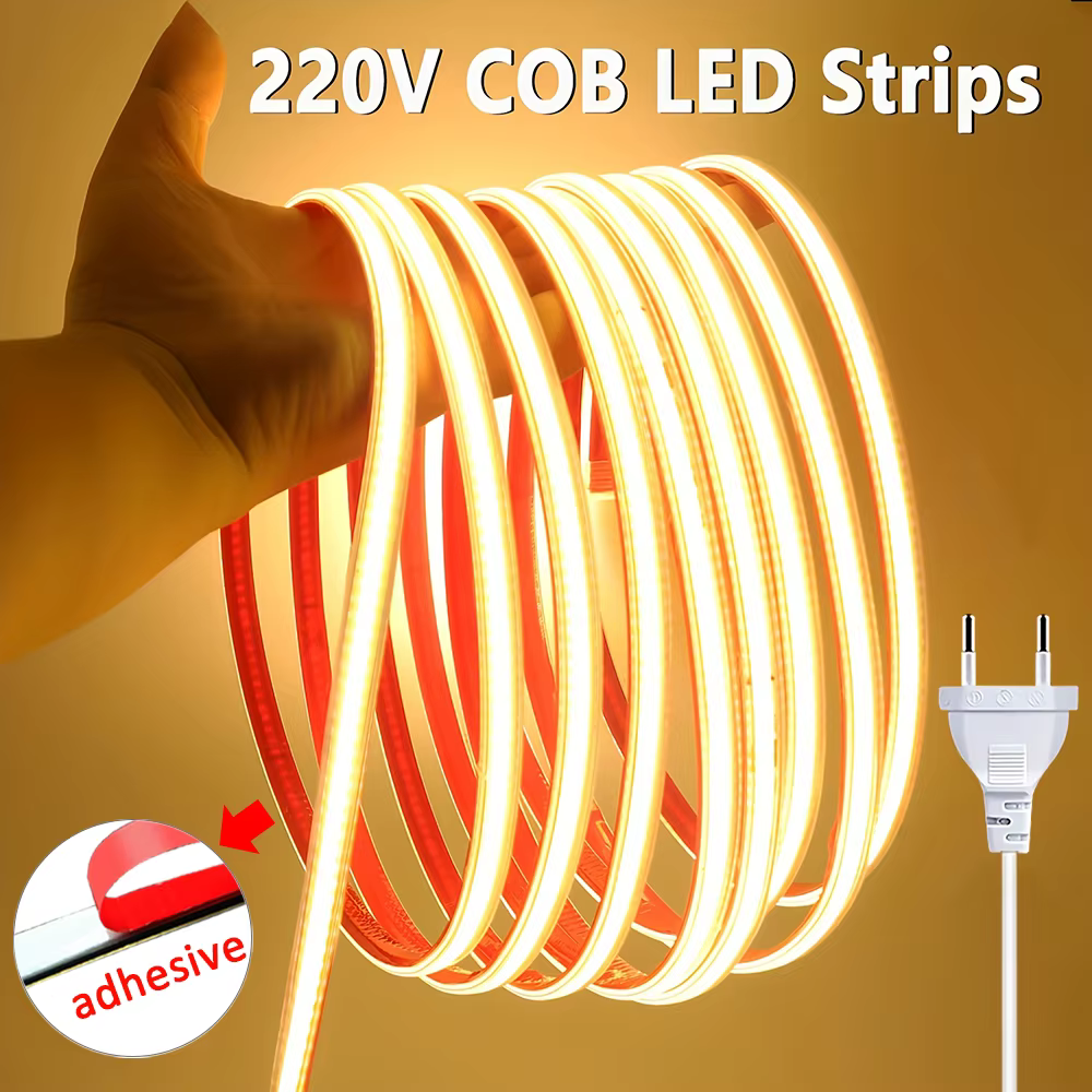 Bande LED 220V autocollante COB