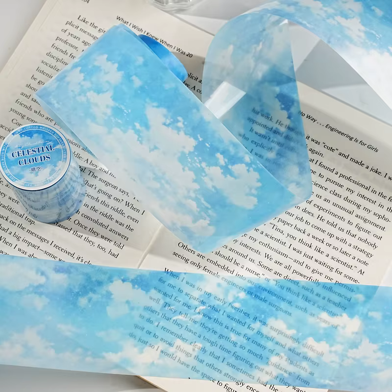 1 à 6 rouleaux de bandes décoratives de la série Sky Cloud Realm