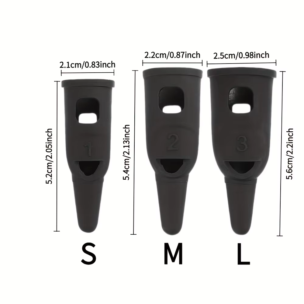 Protège-doigts en silicone ultra-doux et flexible, léger et ajustement parfait. Idéal pour les longues sessions de jeu, l'écriture et la peinture numérique
