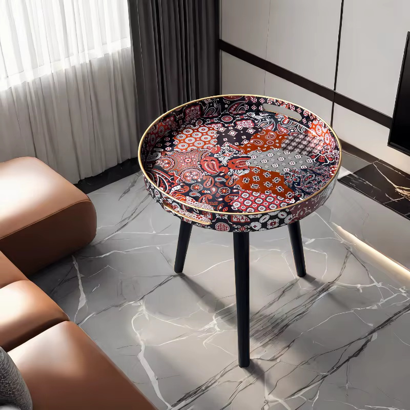 Table basse bohème thé table basse extérieure amovible tables rondes simples meubles multifonctionnels chevet Таблица عchter و