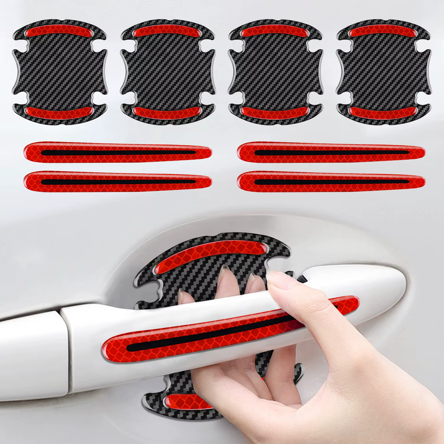 Autocollant de protection anti-rayures pour porte