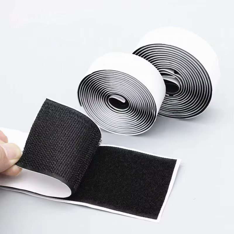 1-25M Velcros auto-adhésif crochet et boucle ruban de fixation maison bricolage robinet magique Auto adhésif forte colle autocollants autocollant sangle