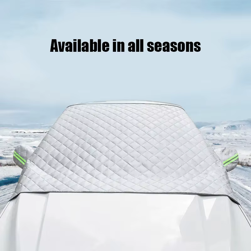 Housse de protection hivernale pour pare-brise de voiture, pare-soleil, protection contre le gel et le soleil, anti-givre, pour pare-brise avant