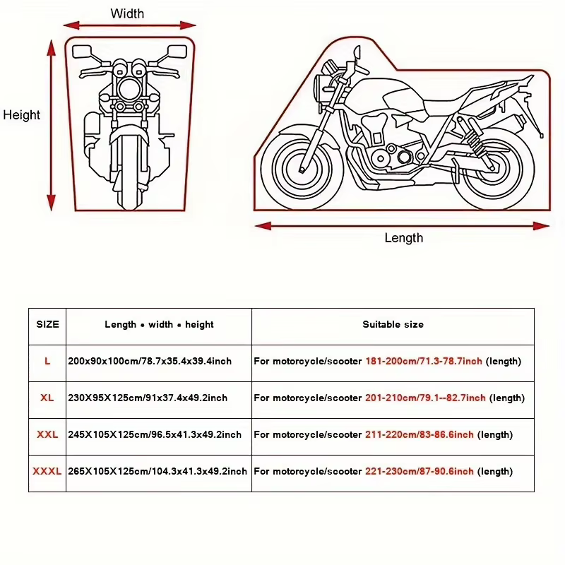 Protection ultime pour moto : Housse de moto imperméable, anti-poussière et anti-UV