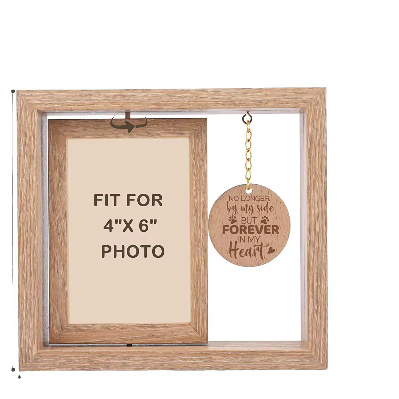 Cadre Photo en bois carte postale